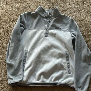Columbia Button up sweat shirt